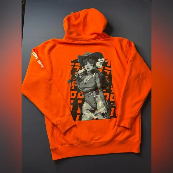 Official Megan Thee Stallion X Crunchyroll Exclusive Anime Eyes Hoodie L #1023 - Picture 5 of 5